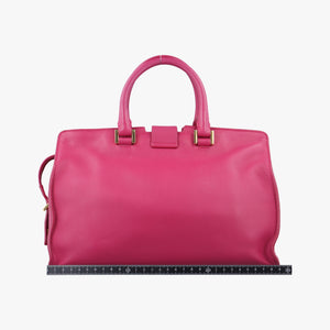 Pre-owned Yves Saint Laurent Y Ligne Petit Cabas Rose Leather 311210 shoulderbag | stylenewstar