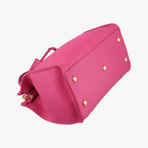 Pre-owned Yves Saint Laurent Y Ligne Petit Cabas Rose Leather 311210 shoulderbag | stylenewstar