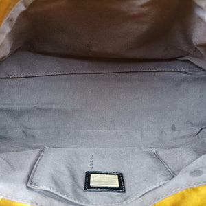 Pre-owned Fendi Stripe Calfhair and Velvet Multicolour Velvet × Fur 8BN165 handbag | stylenewstar