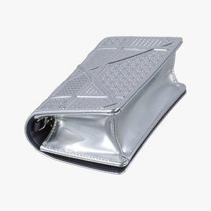 Pre-owned Christian Dior Diorama Silver Leather shoulderbag | stylenewstar