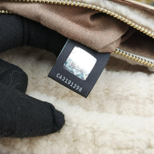 Secondhand Fendi Mia Beige Suede 8BR616 shoulderbag | stylenewstar