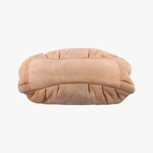 Secondhand Fendi Mia Beige Suede 8BR616 shoulderbag | stylenewstar