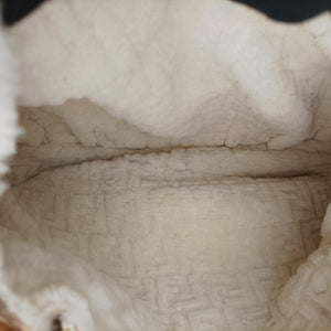 Secondhand Fendi Mia Beige Suede 8BR616 shoulderbag | stylenewstar