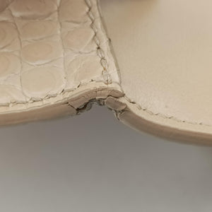 Pre-owned Yves Saint Laurent SUNSET Beige Leather 452157 shoulderbag | stylenewstar