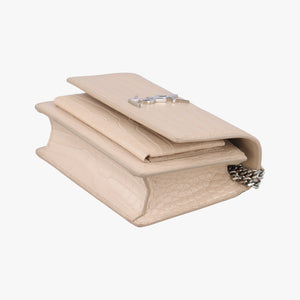 Pre-owned Yves Saint Laurent SUNSET Beige Leather 452157 shoulderbag | stylenewstar