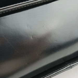 Pre-owned Chanel BOY CHANEL Black Enamel A67021 shoulderbag | stylenewstar