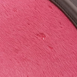 Pre-owned Celine Luggage Micro shopper Pink x Brown x Orange ponyhair handbag | stylenewstar