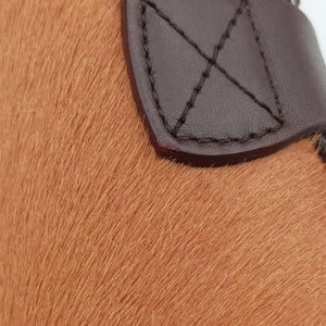 Pre-owned Celine Luggage Micro shopper Pink x Brown x Orange ponyhair handbag | stylenewstar