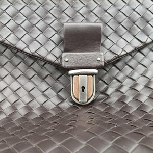 Secondhand Bottega Veneta Intrecciato Black lambskin handbag | stylenewstar