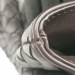 Secondhand Bottega Veneta Intrecciato Black lambskin handbag | stylenewstar