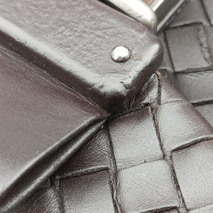 Secondhand Bottega Veneta Intrecciato Black lambskin handbag | stylenewstar