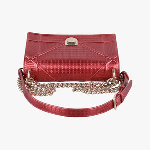 Pre-owned Christian Dior Diorama Red Patent shoulderbag | stylenewstar