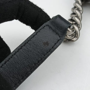 Secondhand Chanel BOY CHANEL Black×beige Leather A67087 shoulderbag | stylenewstar