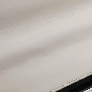 Secondhand Chanel BOY CHANEL Black×white Leather A66713 shoulderbag | stylenewstar