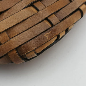 Pre-owned Christian Dior Samourai 1947 Brown leather handbag | stylenewstar