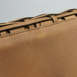 Pre-owned Christian Dior Samourai 1947 Brown leather handbag | stylenewstar