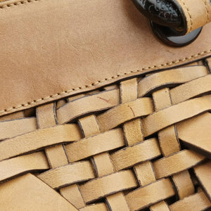 Pre-owned Christian Dior Samourai 1947 Brown leather handbag | stylenewstar