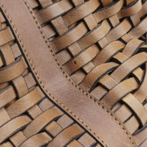 Pre-owned Christian Dior Samourai 1947 Brown leather handbag | stylenewstar