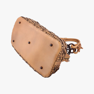 Pre-owned Christian Dior Samourai 1947 Brown leather handbag | stylenewstar