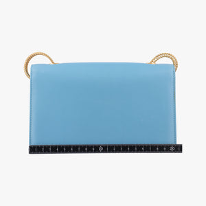 Pre-owned Yves Saint Laurent Small Betty Flap Blue Leather 314516 shoulderbag | stylenewstar