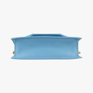 Pre-owned Yves Saint Laurent Small Betty Flap Blue Leather 314516 shoulderbag | stylenewstar