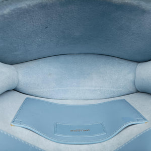 Pre-owned Yves Saint Laurent Small Betty Flap Blue Leather 314516 shoulderbag | stylenewstar