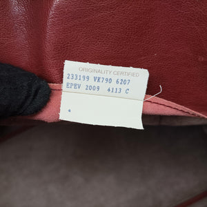 Pre-owned Bottega Veneta Intrecciato Red lambskin handbag | stylenewstar