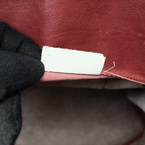 Pre-owned Bottega Veneta Intrecciato Red lambskin handbag | stylenewstar