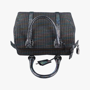 Pre-owned Fendi Zucchino Glitter Logo Multicolour canvas 8BL068 handbag | stylenewstar