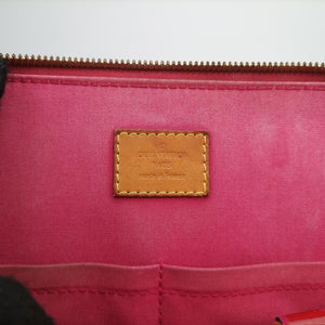 Pre-owned Louis Vuitton Alma PM pomme d'amour Vernis M90096 handbag | stylenewstar