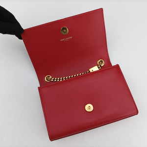 Pre-owned Yves Saint Laurent KATE Red Leather 354120 shoulderbag | stylenewstar