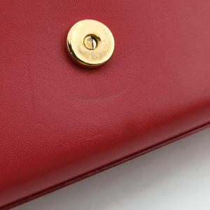 Pre-owned Yves Saint Laurent KATE Red Leather 354120 shoulderbag | stylenewstar