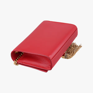 Pre-owned Yves Saint Laurent KATE Red Leather 354120 shoulderbag | stylenewstar