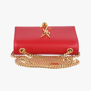 Pre-owned Yves Saint Laurent KATE Red Leather 354120 shoulderbag | stylenewstar