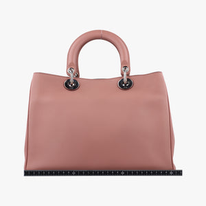 Pre-owned Christian Dior Diorissimo Pink Leather shoulderbag | stylenewstar