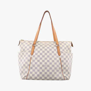 Pre-owned Louis Vuitton TOTALLY MM AZUR Damier Canvas N51262 shoulderbag | stylenewstar