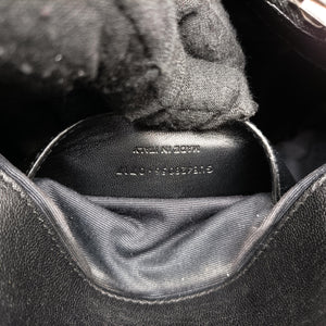 Pre-owned Yves Saint Laurent COLLEGE Black Leather 428056 shoulderbag | stylenewstar