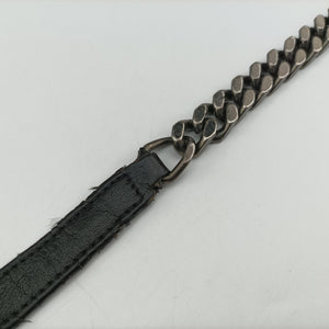 Pre-owned Yves Saint Laurent COLLEGE Black Leather 428056 shoulderbag | stylenewstar