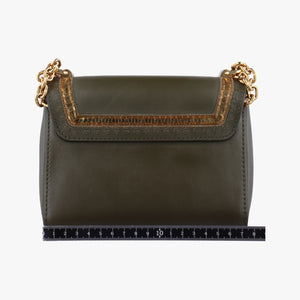 Pre-owned Louis Vuitton Twist PM Green leather M54746 shoulderbag | stylenewstar