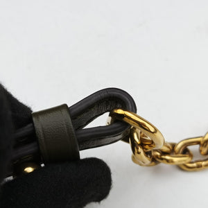 Pre-owned Louis Vuitton Twist PM Green leather M54746 shoulderbag | stylenewstar