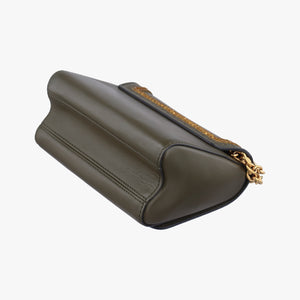 Pre-owned Louis Vuitton Twist PM Green leather M54746 shoulderbag | stylenewstar