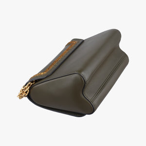 Pre-owned Louis Vuitton Twist PM Green leather M54746 shoulderbag | stylenewstar