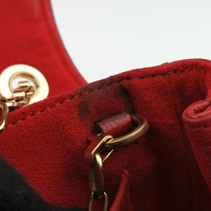 Pre-owned Louis Vuitton Saint-Germain BB red Monogram Empreinte M94553 shoulderbag | stylenewstar