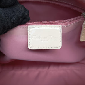 Pre-owned Christian Dior Trotter pink×Multicolour canvas shoulderbag | stylenewstar