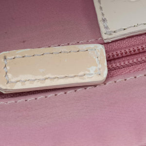 Pre-owned Christian Dior Trotter pink×Multicolour canvas shoulderbag | stylenewstar