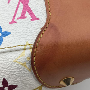 Pre-owned Louis Vuitton JUDY MM white Monogram Multicolor M40255 shoulderbag | stylenewstar