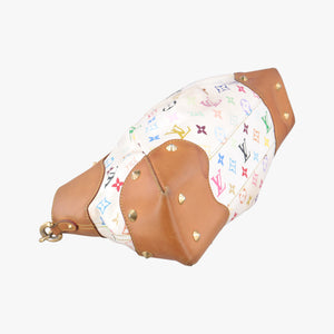 Pre-owned Louis Vuitton JUDY MM white Monogram Multicolor M40255 shoulderbag | stylenewstar