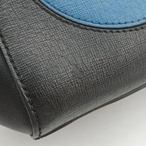 Pre-owned Fendi Petite 2 JOURS Black x Multicolor Leather 8BH253 shoulderbag | stylenewstar