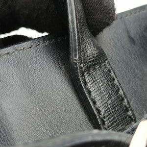 Pre-owned Fendi Petite 2 JOURS Black x Multicolor Leather 8BH253 shoulderbag | stylenewstar