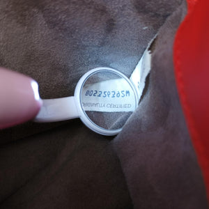 Vintage Bottega Veneta Intrecciato Red lambskin shoulderbag | stylenewstar